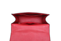 Andrya Shoulder bag with Top Handle; Red, Black, White