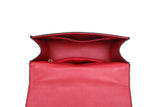 Andrya Shoulder bag with Top Handle; Red, Black, White