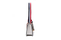 Andrya Shoulder bag with Top Handle; Red, Black, White