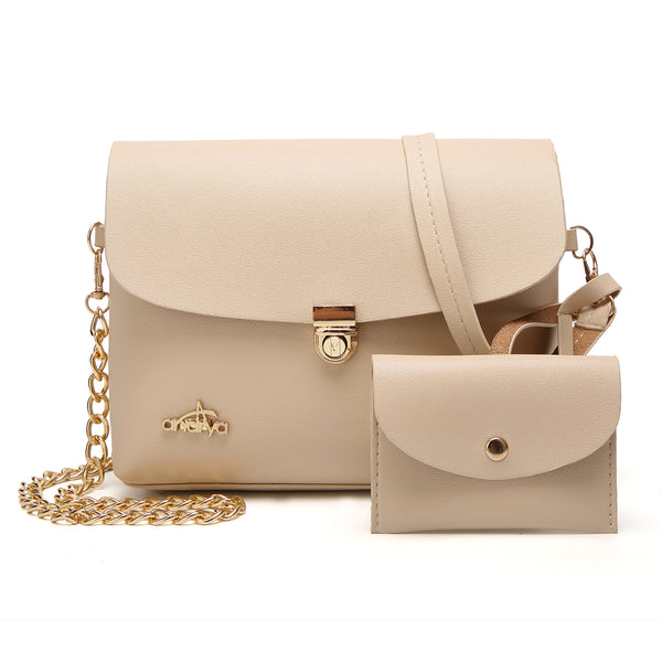 Andrya Small Shoulder Bag; Pink and Black