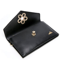 Andrya Fashionable Clutch Bag; Black