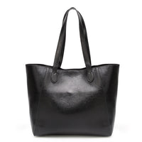 Andrya Shoulder bag with an additional small bag; Black