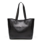 Andrya Shoulder bag with an additional small bag; Black