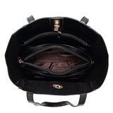 Andrya Shoulder bag with an additional small bag; Black