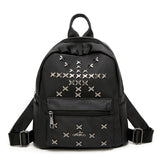 Andrya Fashionable Backpack; Black