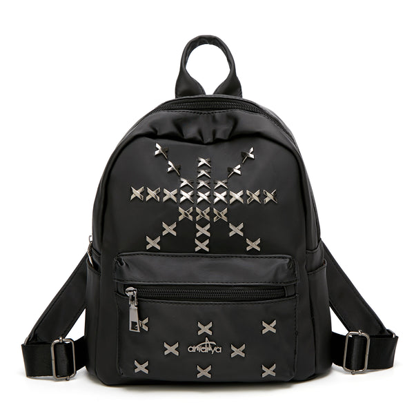Andrya Fashionable Backpack; Black