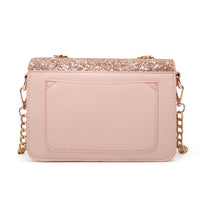 Andrya Fashionable Shoulder Bag and Purse; Blue, Pink & Black