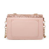 Andrya Fashionable Shoulder Bag and Purse; Blue, Pink & Black