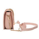 Andrya Fashionable Shoulder Bag and Purse; Blue, Pink & Black