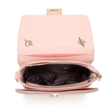 Andrya Fashionable Shoulder Bag and Purse; Blue, Pink & Black