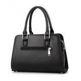 Andrya Cross Body Shoulder bag with Top Handle; Black, Blue and Red