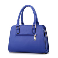 Andrya Cross Body Shoulder bag with Top Handle; Black, Blue and Red