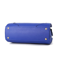 Andrya Cross Body Shoulder bag with Top Handle; Black, Blue and Red
