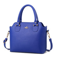Andrya Cross Body Shoulder bag with Top Handle; Blue, Red, Black