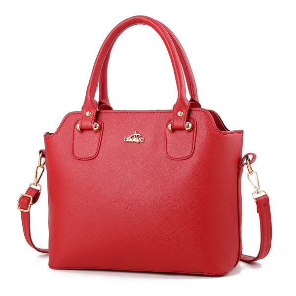 Andrya Cross Body Shoulder bag with Top Handle; Blue, Red, Black