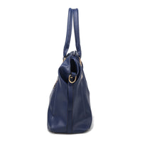 Andrya Soft Leather Cross Body Shoulder bag with Top Handle; Red, Blue.