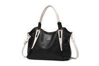 Andrya Soft Leather Cross Body Shoulder bag with Top Handle; Red, Blue.