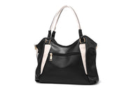 Andrya Soft Leather Cross Body Shoulder bag with Top Handle; Red, Blue.