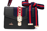 Andrya Shoulder bag with Top Handle; Red, Black, White